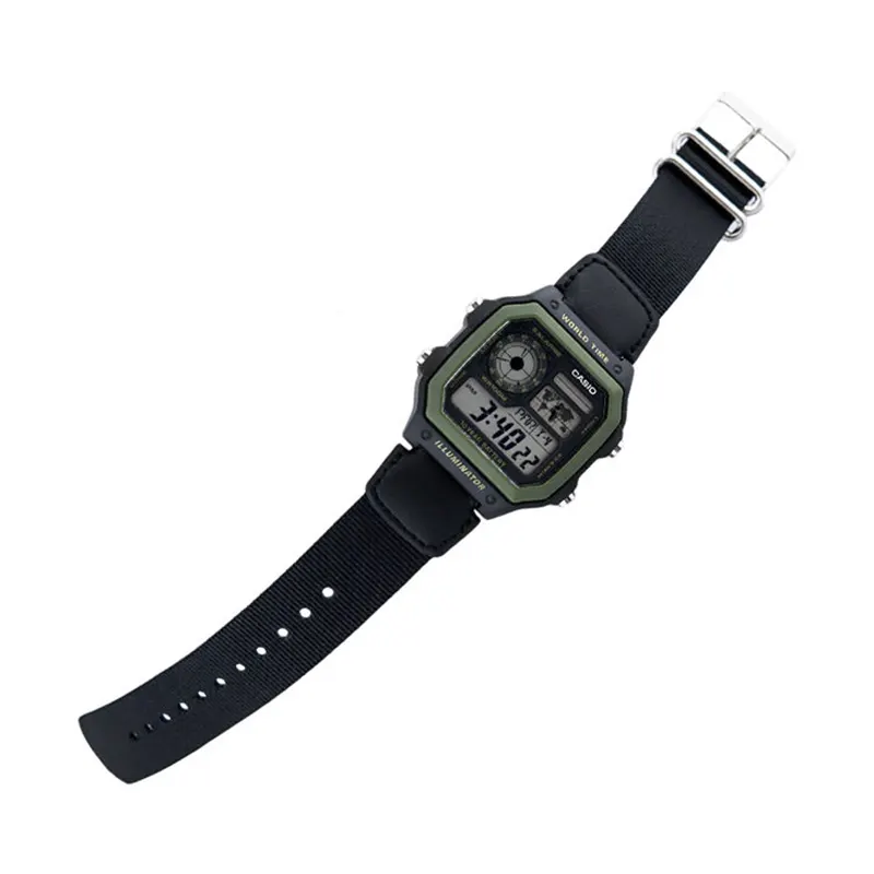 Casio Youth Digital World Time Men's Watch | AE-1200WHB-1BV